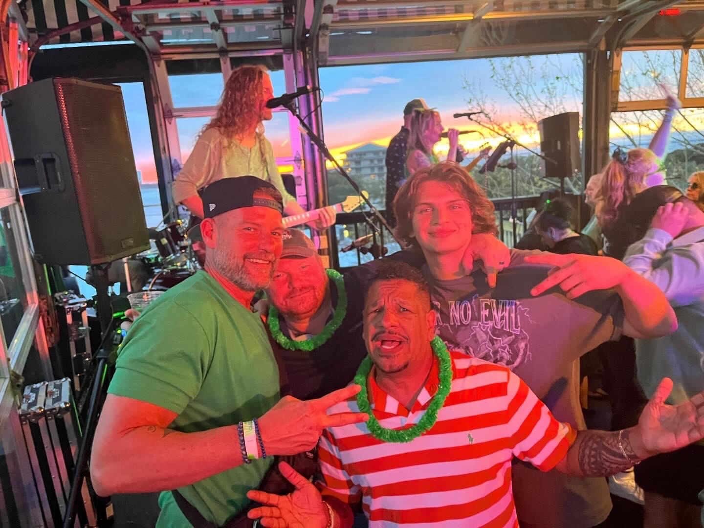 Jason with friends at PCB